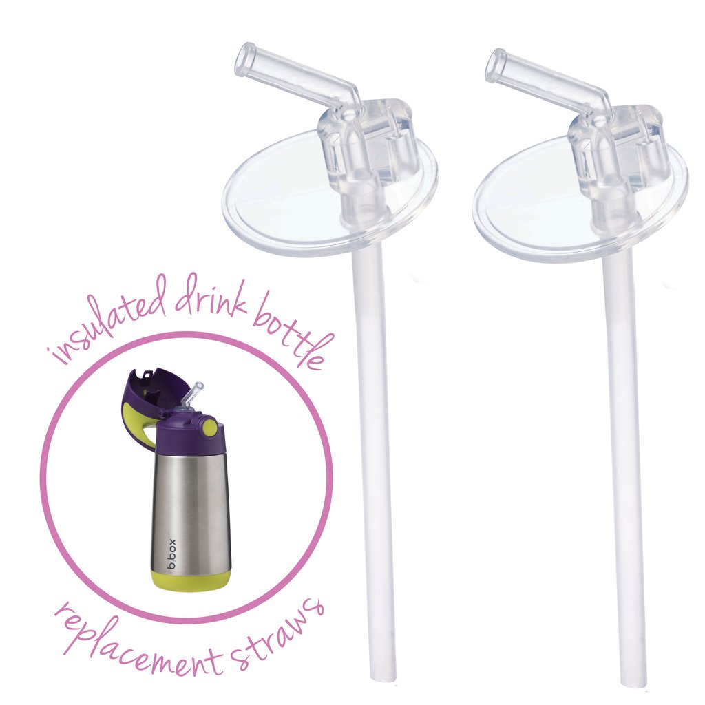b.box Insulated Drink Bottle - Replacement Straw Pack