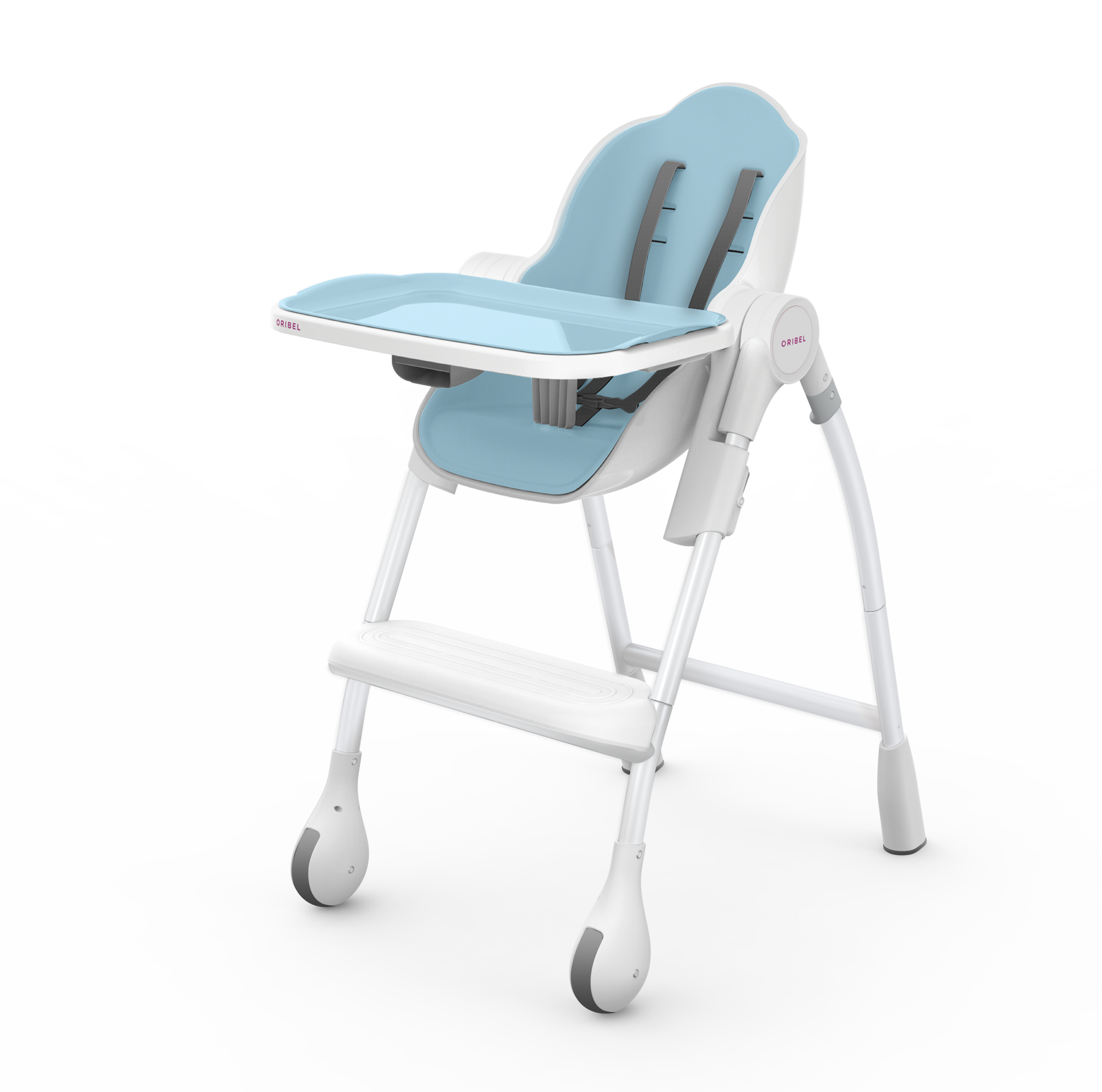 Oribel Cocoon - 3-Stage Highchair - Blueberry Marshmallow