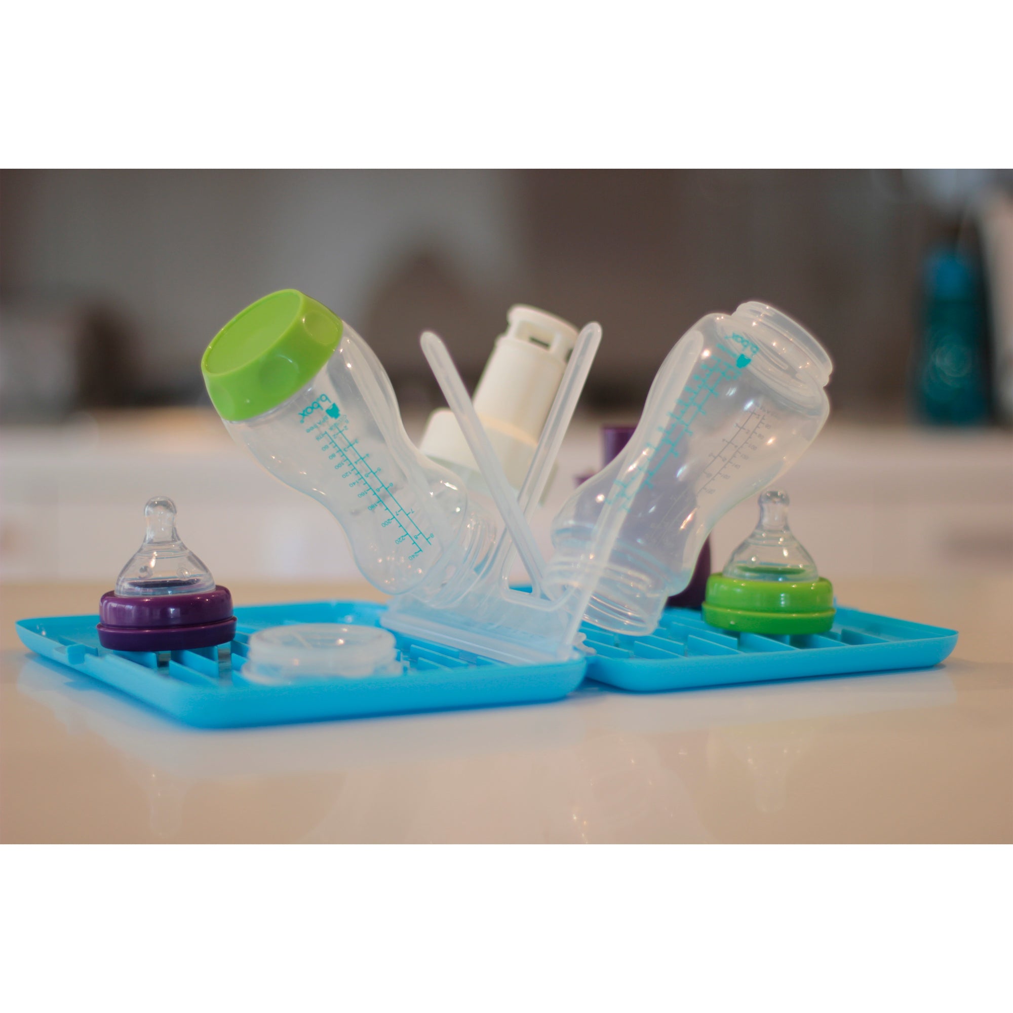 b.box Foldable Drying Rack - Raspberry