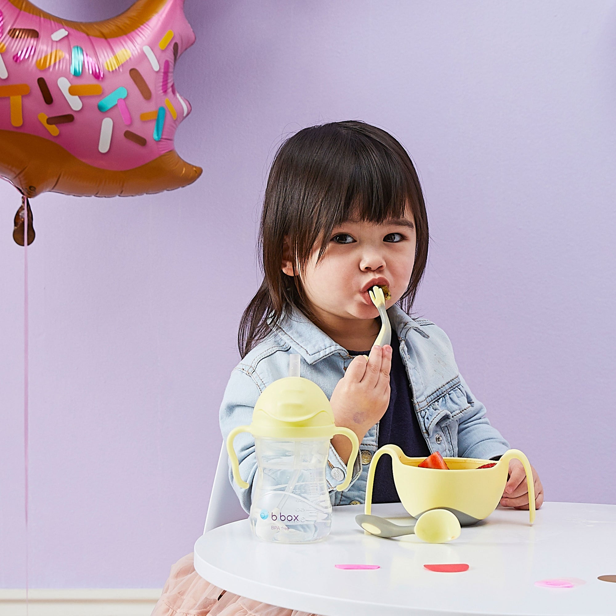 b.box Cutlery Set - Gelato Yellow - Banana Split